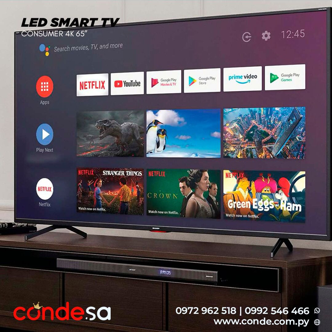 LED SMART TV 4K 65” CONSUMER